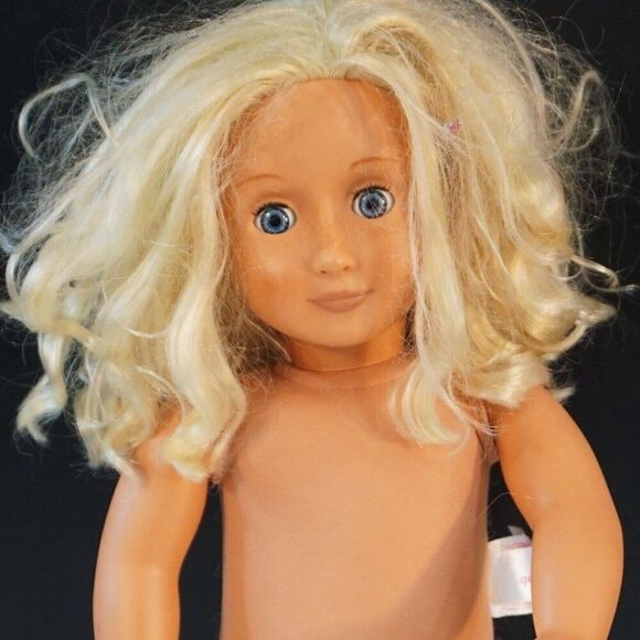 Our Generation Doll by Battat Blond Hair Blue Sleepy Eyes 18 inch Tall - Picture 6 of 12